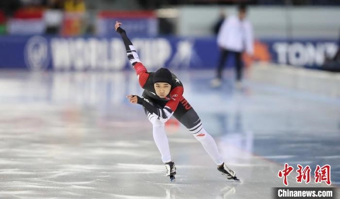 高亭宇在比賽中。圖片來源：黑龍江省體育局。