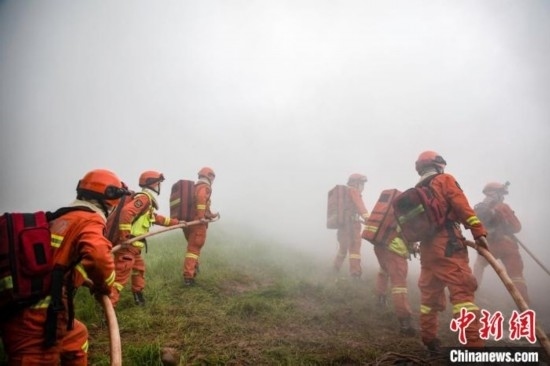 演練現(xiàn)場。瀘州消防供圖