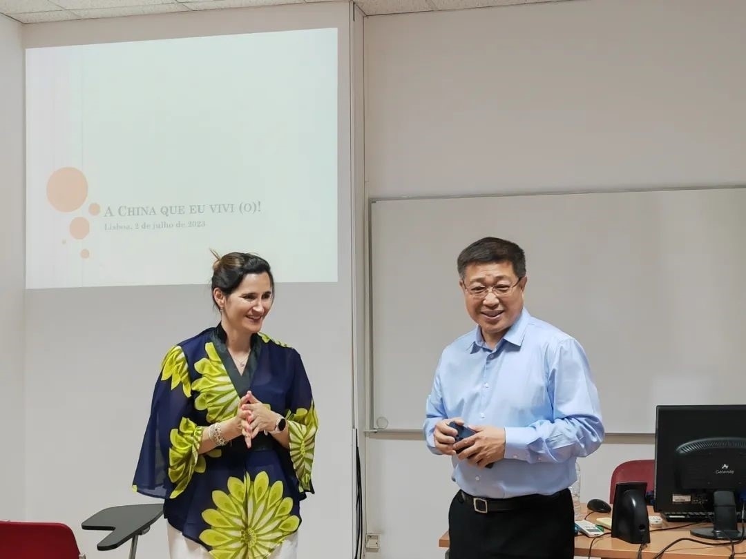 里斯本大學(xué)孔子學(xué)院組織漢語角活動(dòng)。 圖片來源：里斯本大學(xué)孔子學(xué)院公眾號(hào)