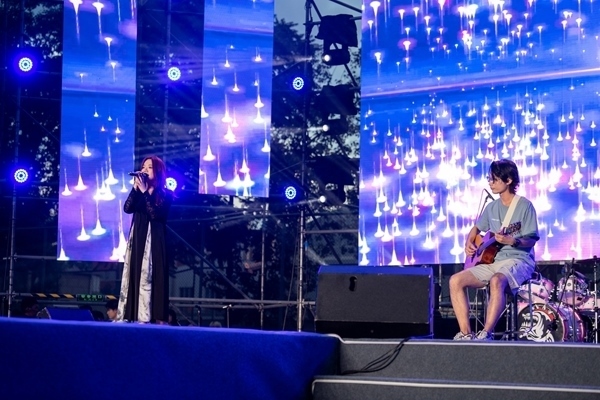 歌會現(xiàn)場。人民網(wǎng)記者 翁奇羽攝