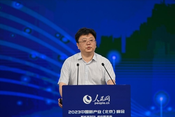 傳播內(nèi)容認知全國重點實驗室首席科學家張勇東。人民網(wǎng)記者 于凱攝