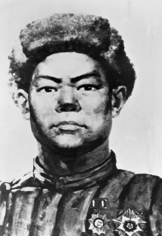 這是黃繼光像。新華社發(fā)（資料照片）