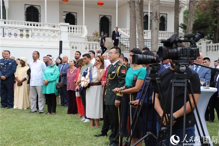 圖為招待會(huì)現(xiàn)場。人民網(wǎng)記者 王傳寶攝