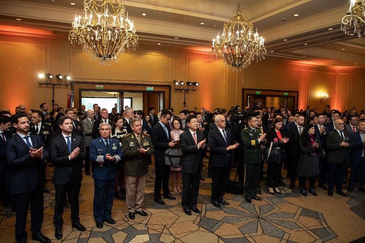 招待會(huì)現(xiàn)場(chǎng)氣氛熱烈友好。中國(guó)駐阿根廷大使館供圖