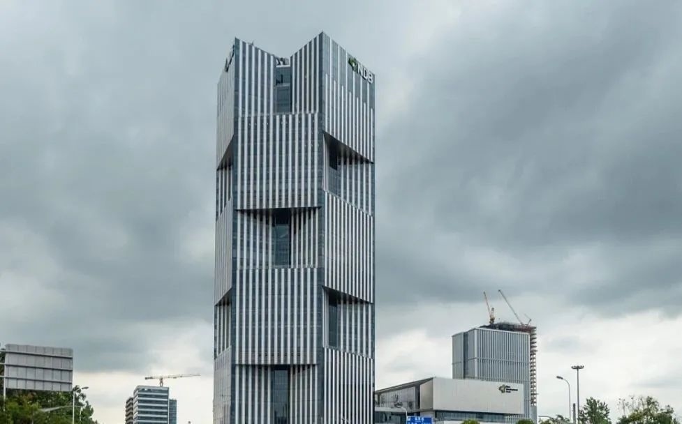 上海浦東新區(qū)，金磚國家新開發(fā)銀行總部大樓。