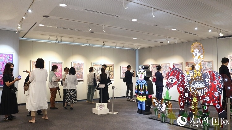 到場民眾觀看展覽。人民網(wǎng) 許可攝