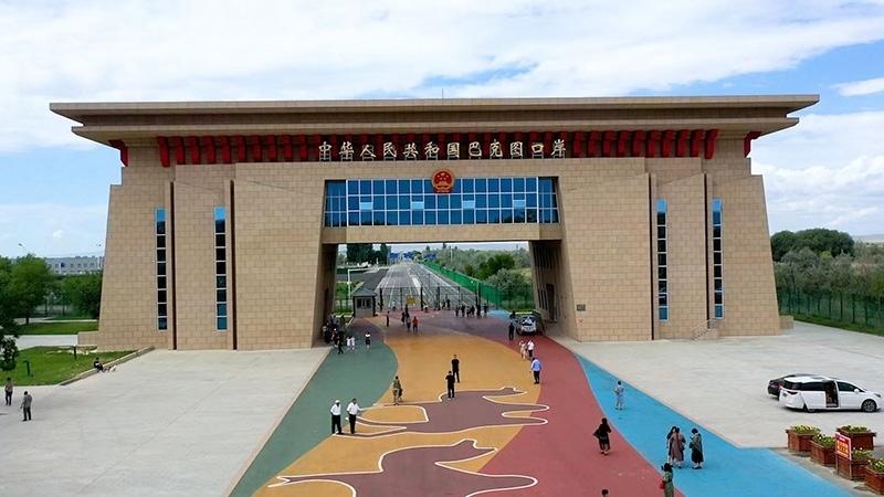 圖為塔城巴克圖口岸。塔城融媒體中心 張亭宇攝