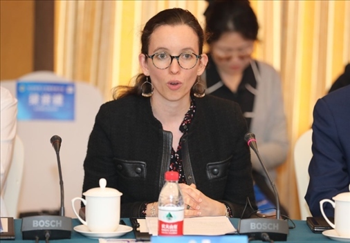 法國駐華大使館公使銜參贊白美燕致辭。主辦方供圖