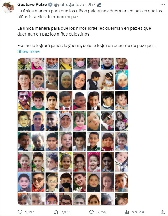 巴以爆發(fā)新沖突后，他再指西方“雙標”