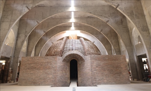 ↑ 景德鎮(zhèn)一處柴窯。（2020年7月13日攝）