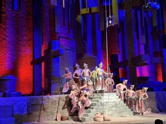 《天釀》演出場景。本報記者劉書文攝