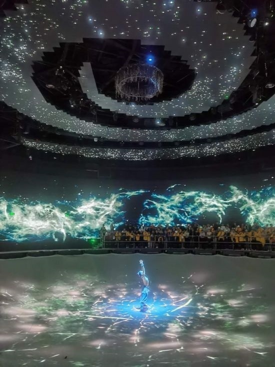 《天釀》演出場景。本報記者常雯宜攝