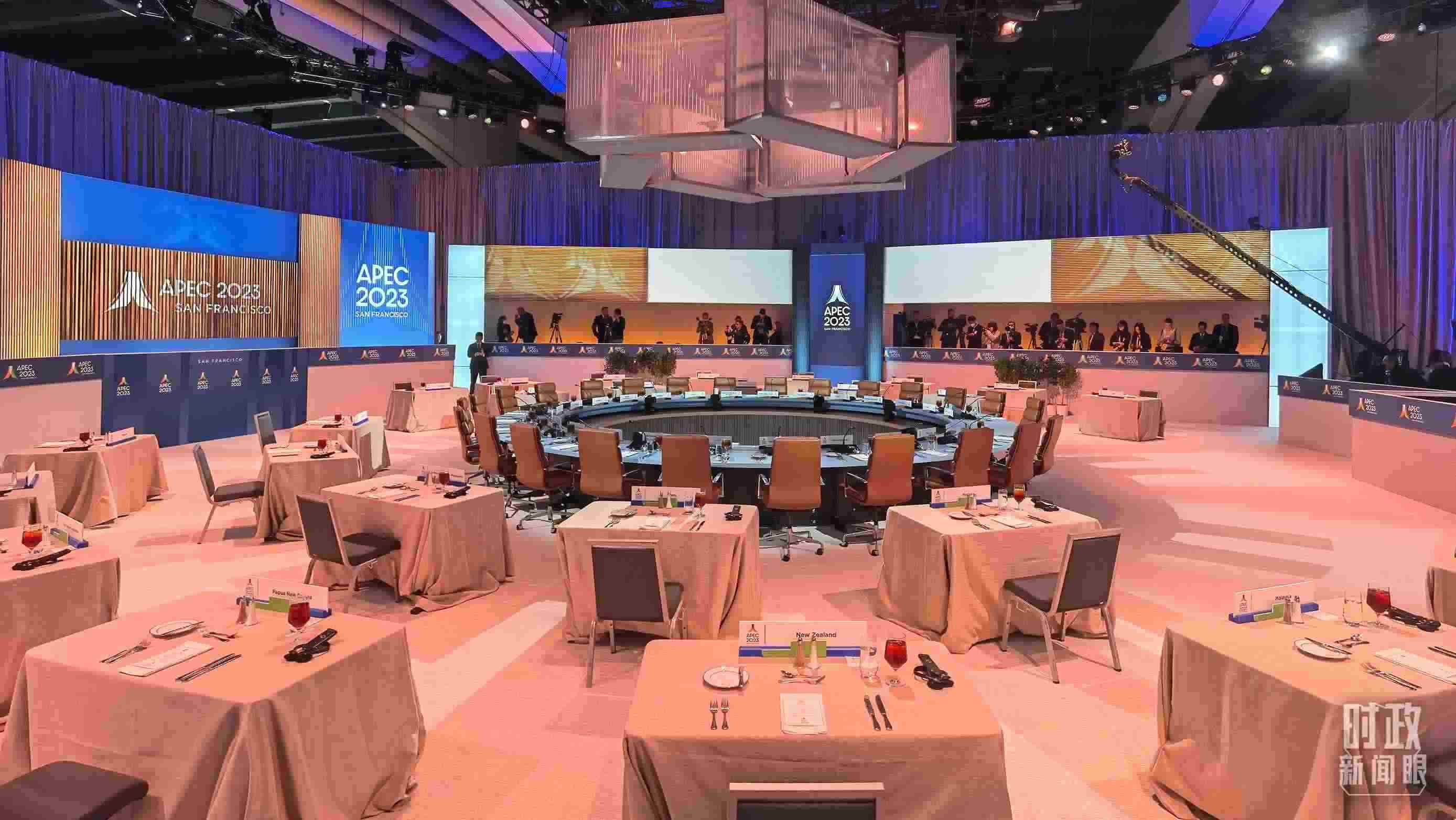 △會(huì)議開始前的現(xiàn)場。（總臺(tái)央視記者石丞拍攝）