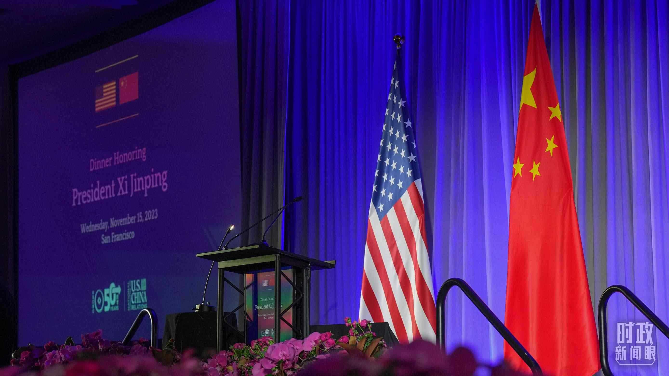 歡迎宴會(huì)當(dāng)晚，習(xí)近平在這里發(fā)表演講。（總臺(tái)國(guó)廣記者李晉拍攝）