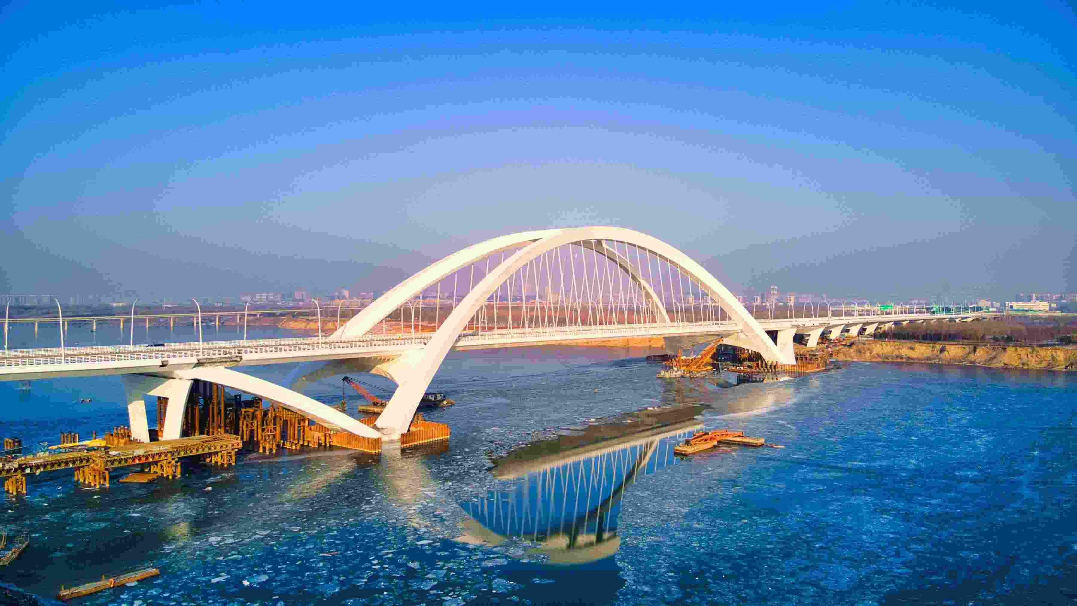 開通后的京雄大橋。受訪方供圖