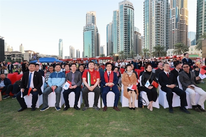 活動現(xiàn)場。中建中東供圖