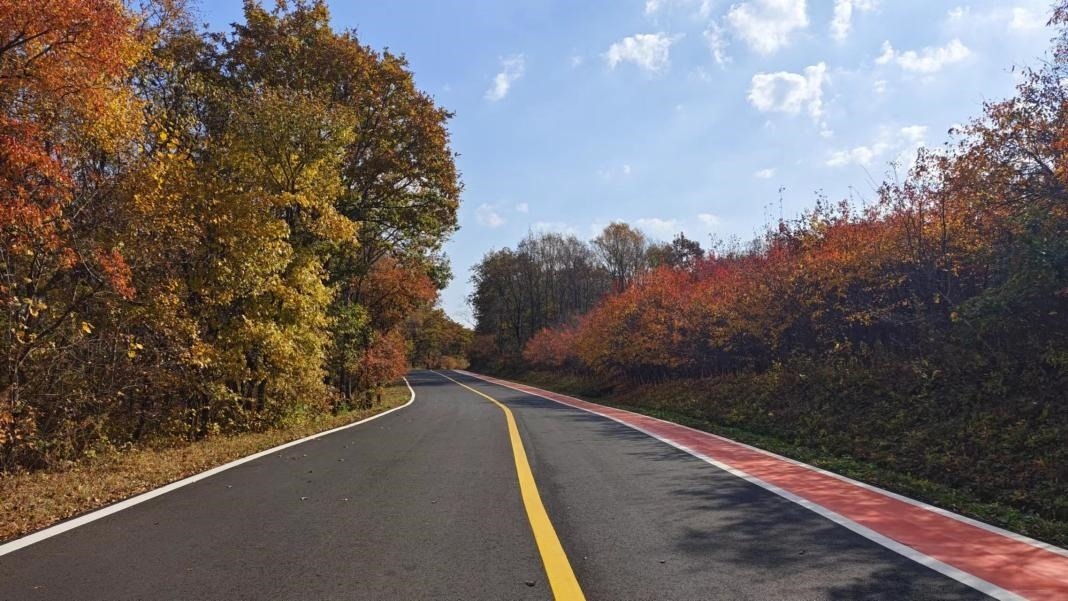 九臺(tái)區(qū)圍繞紅色文化、冰雪資源、特色民宿，進(jìn)一步完善道路功能。九臺(tái)區(qū)委宣傳部供圖