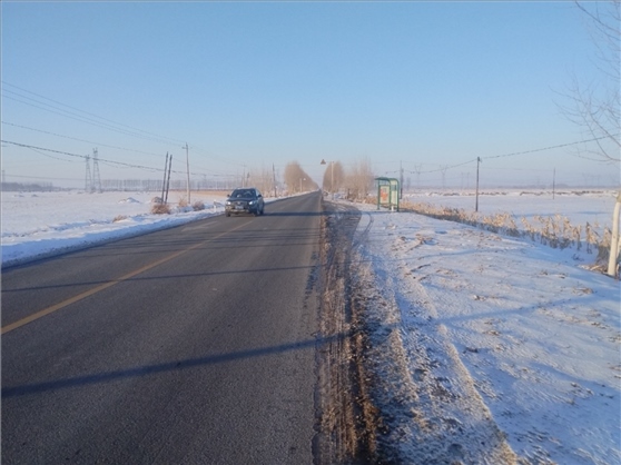 連接德惠市與太興村的德前公路寬闊通暢。德惠市委宣傳部供圖