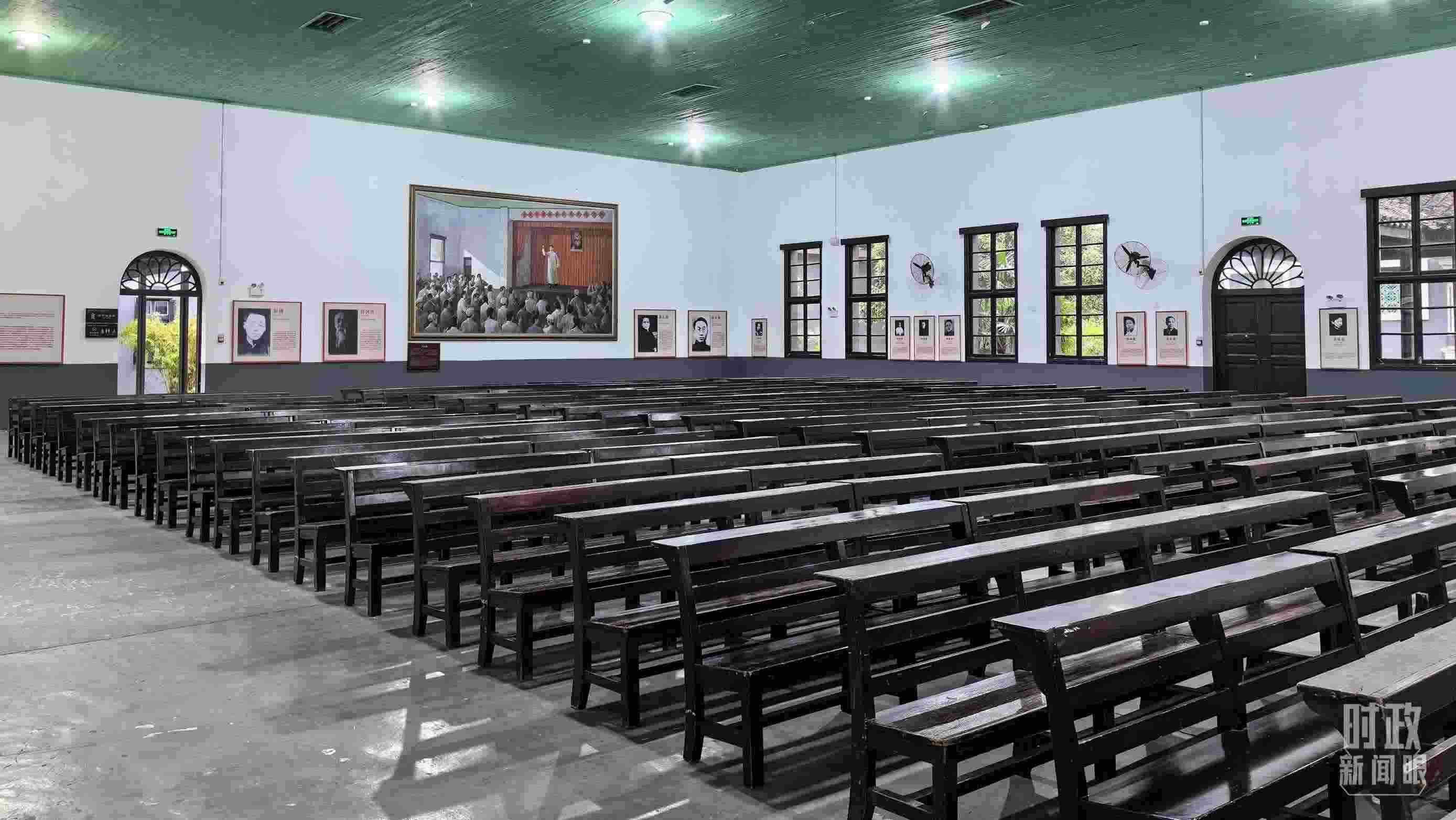 △湖南第一師范學(xué)院（城南書(shū)院校區(qū)）大禮堂。（總臺(tái)央視記者趙化拍攝）