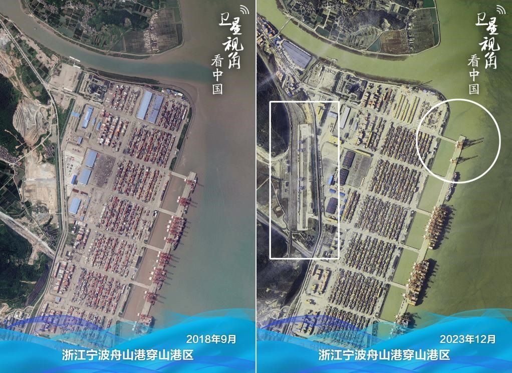 浙江寧波舟山港穿山港區(qū)新建1個(gè)泊位及鐵路穿山港站。