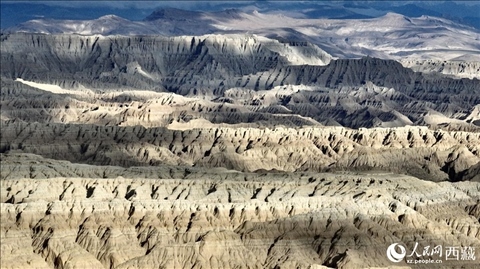 西藏阿里地區(qū)札達(dá)土林國家地質(zhì)公園。人民網(wǎng)記者 次仁羅布攝