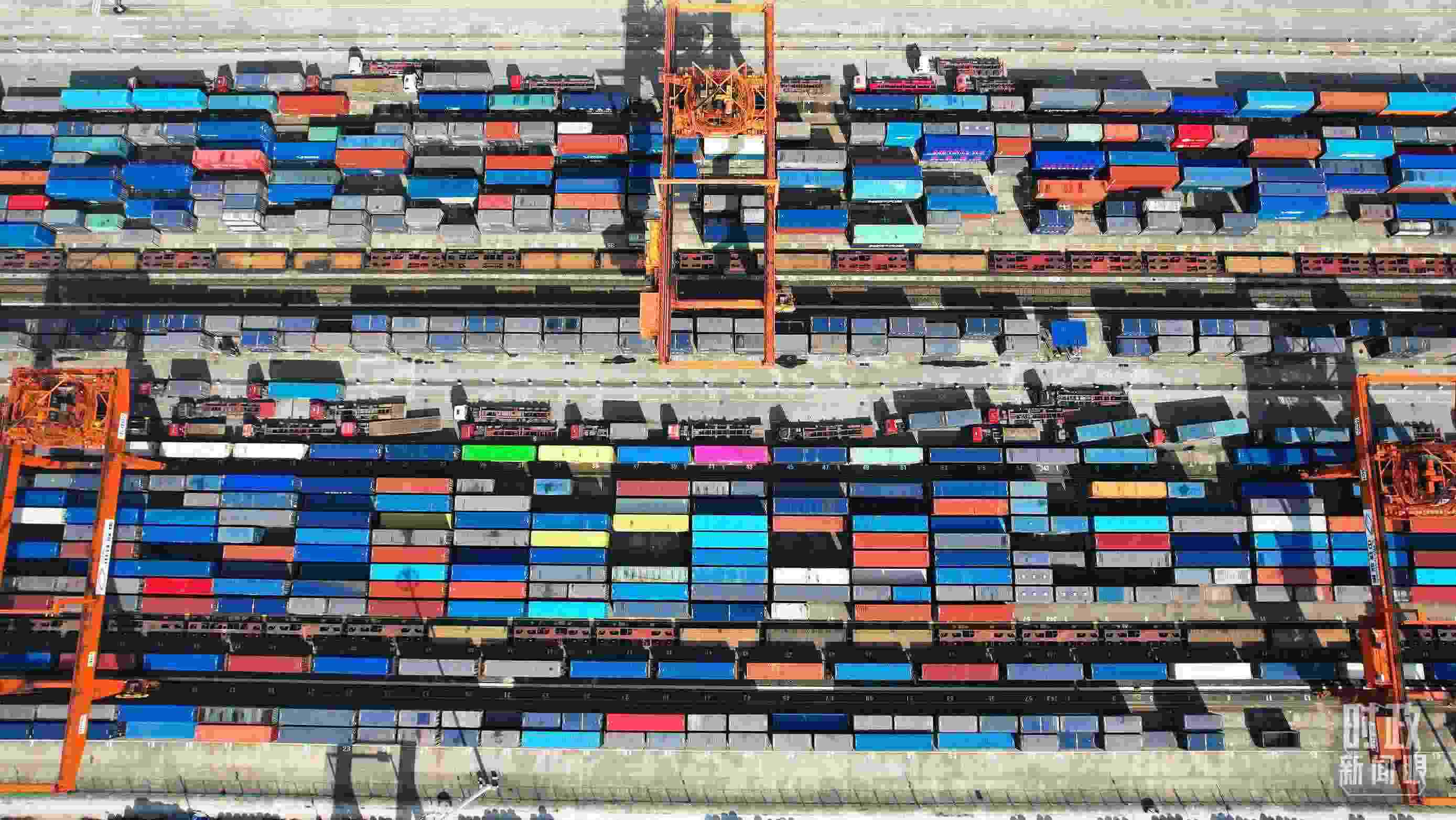 △重慶國際物流樞紐園區(qū)。（總臺記者楊洋拍攝）