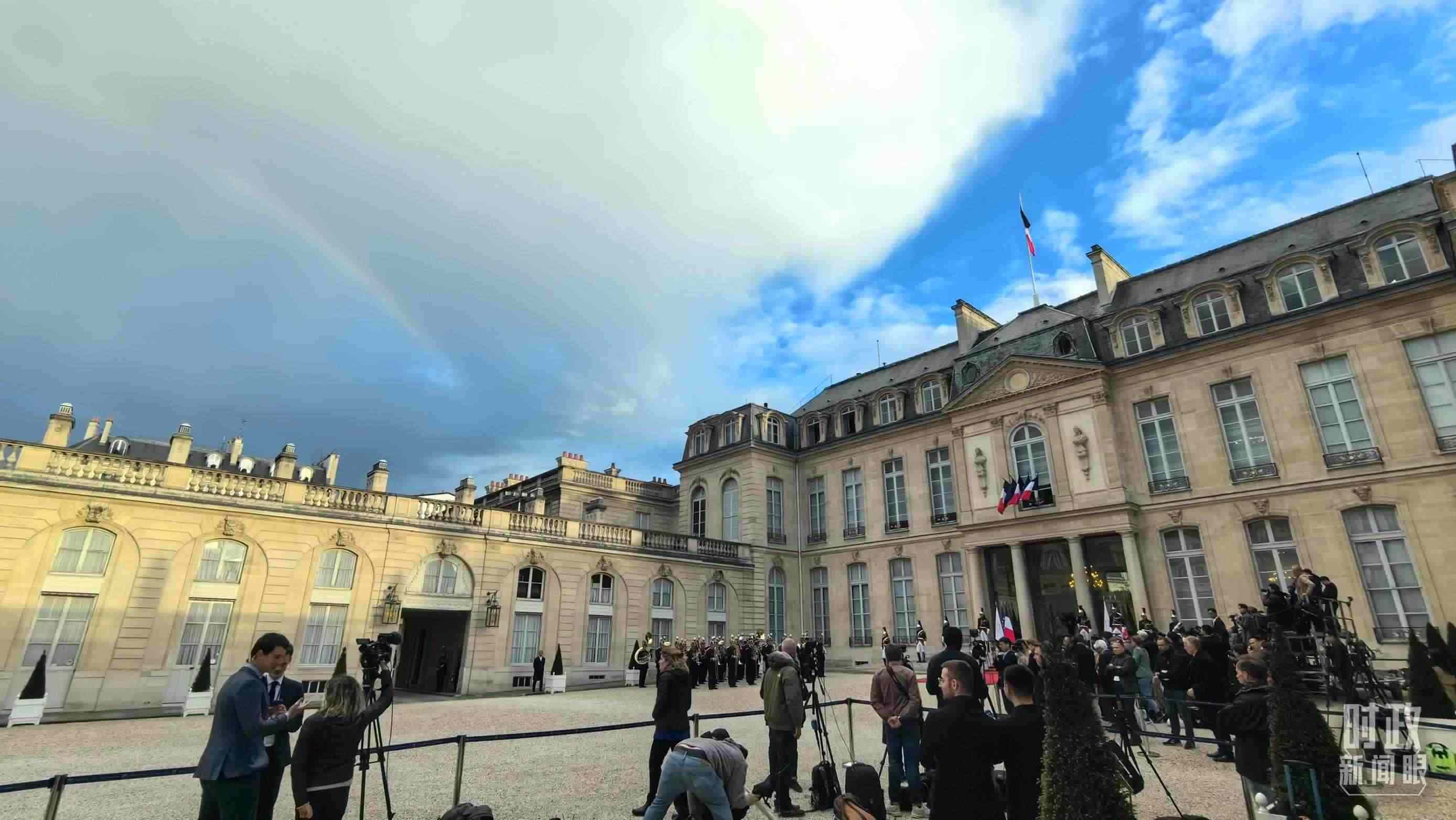 △愛麗舍宮。（總臺央視記者馬超拍攝）