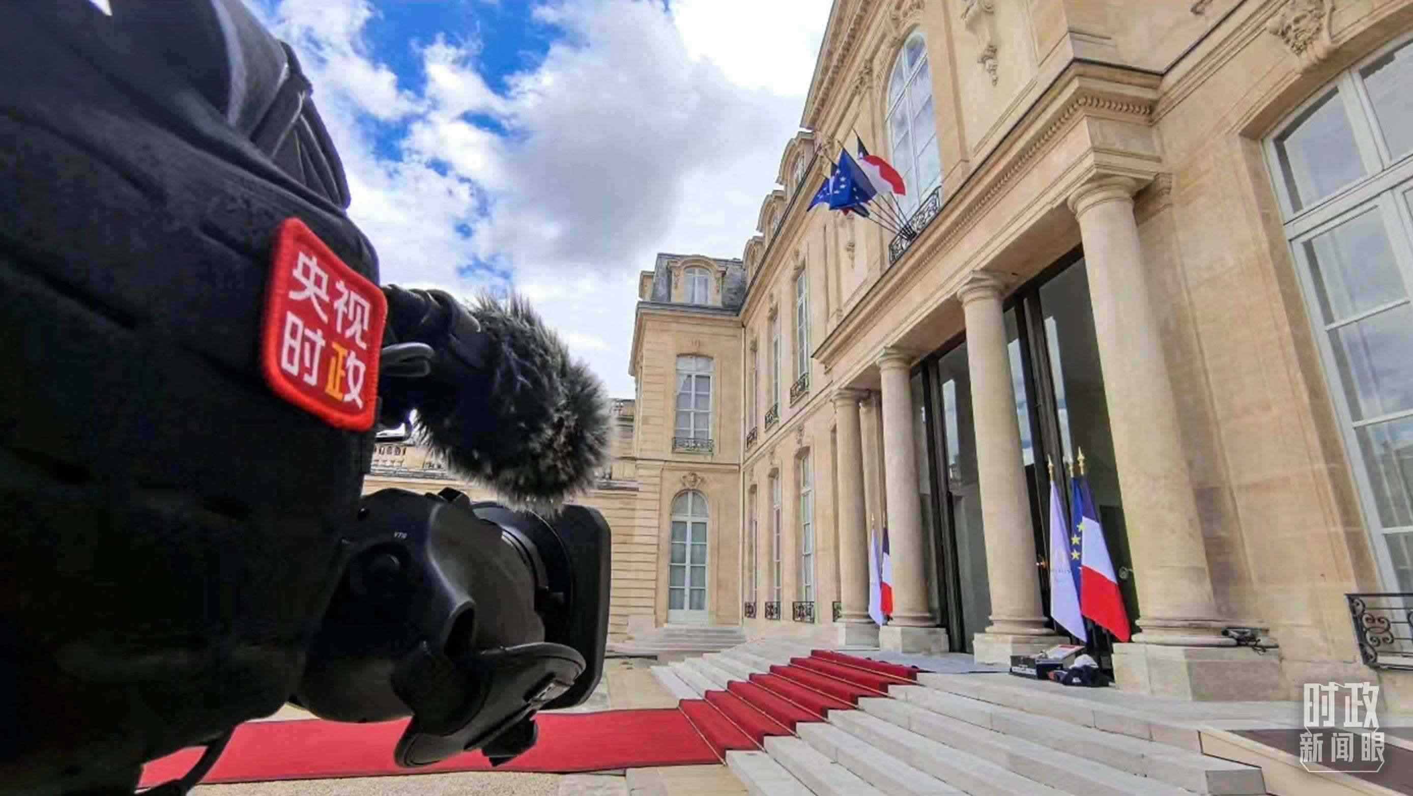 △愛麗舍宮。（總臺央視記者陸泓宇拍攝）