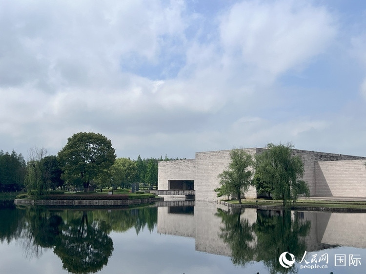 良渚博物院外觀。人民網(wǎng)記者 崔越攝