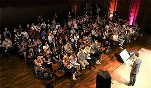 “視聽(tīng)中國(guó)”——文化與商業(yè)機(jī)遇推介會(huì)暨中國(guó)視聽(tīng)節(jié)目展映會(huì)現(xiàn)場(chǎng)。 中廣國(guó)際公司供圖