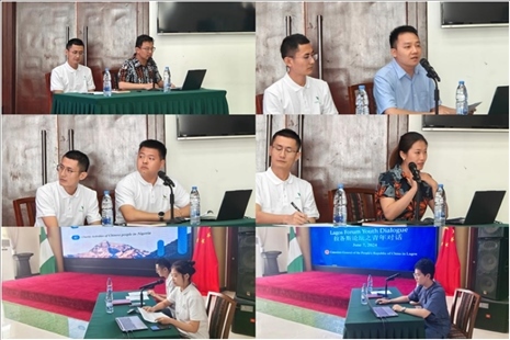 青年外交官們介紹了中國有關外交政策、對非對尼政策、等情況，并就學生們關心的問題解答。駐拉各斯總領館供圖