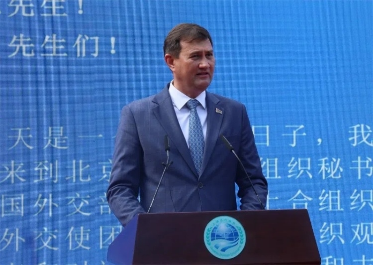 白俄羅斯外交部長馬克西姆·雷任科夫出席活動并致辭。主辦方供圖