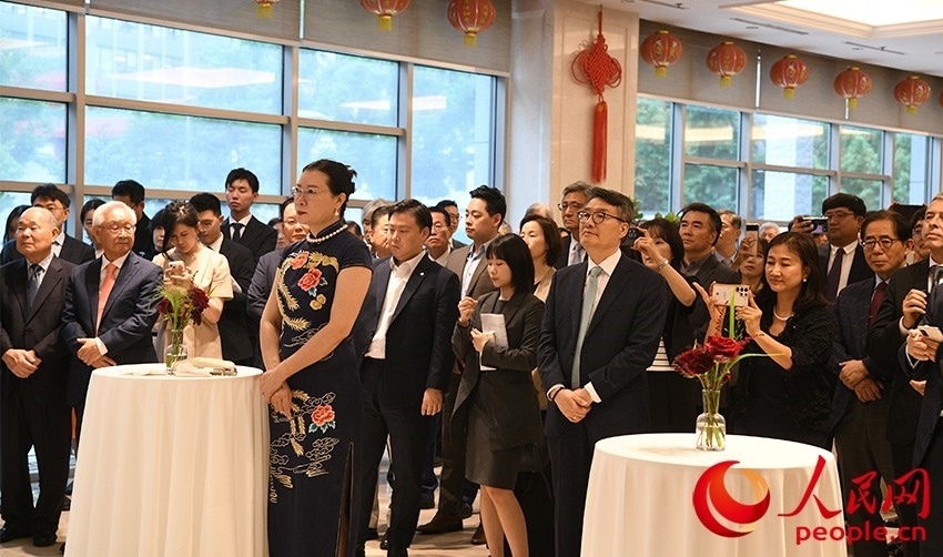 招待會現(xiàn)場。人民網(wǎng) 李帆攝