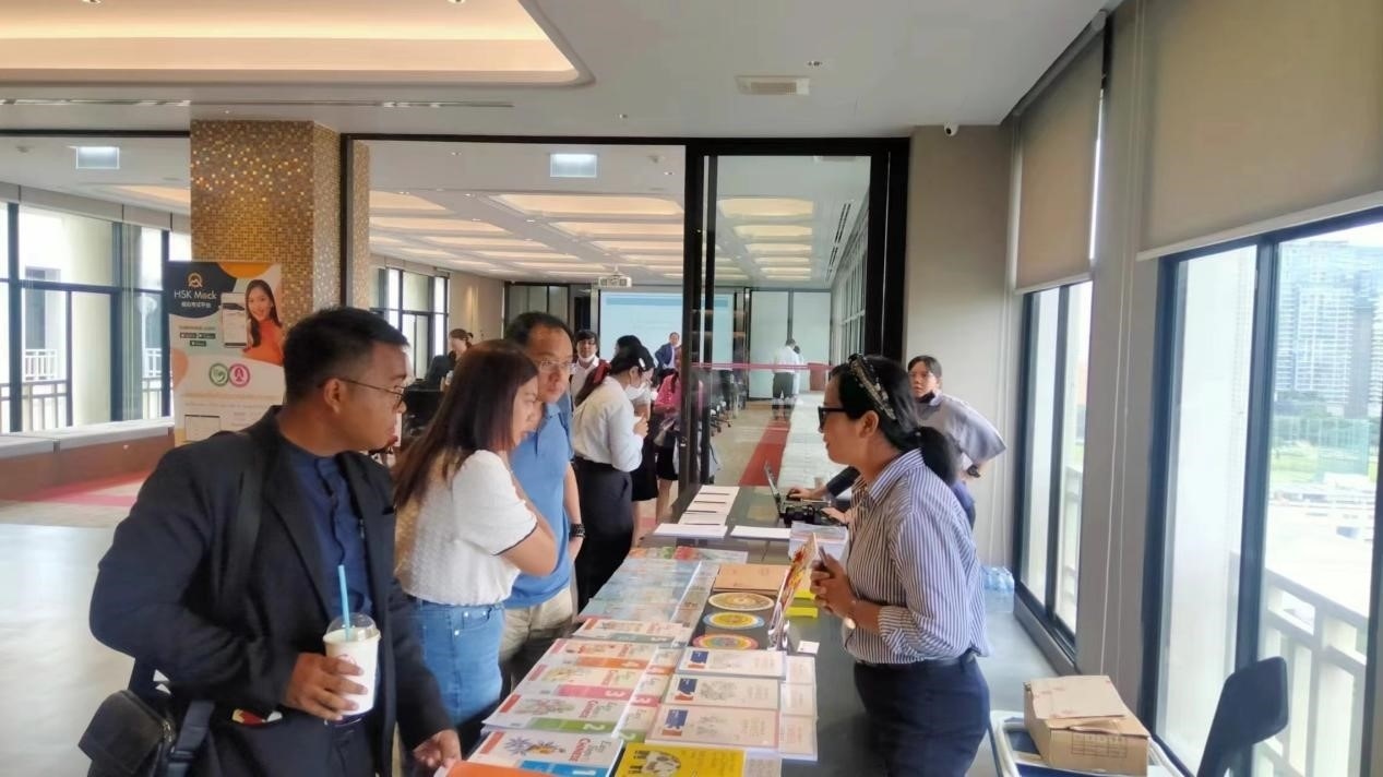 泰國中文教育精英教師高端培訓(xùn)活動現(xiàn)場。泰國朱拉隆功大學(xué)孔子學(xué)院供圖