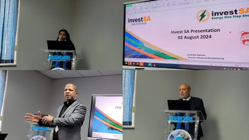 南非貿(mào)工部官員主旨演講。南中經(jīng)貿(mào)協(xié)會(huì)供圖