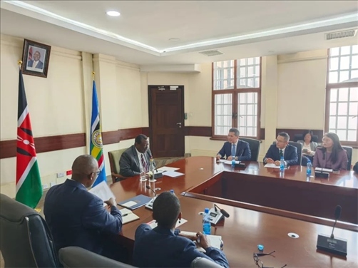 （座談會(huì)現(xiàn)場(chǎng)。駐肯使館供圖）