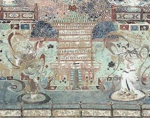 敦煌壁畫(huà)中的經(jīng)變樂(lè)舞圖