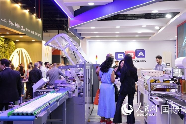 巴西國際動物蛋白展覽會現(xiàn)場。人民網(wǎng)記者 時元皓攝
