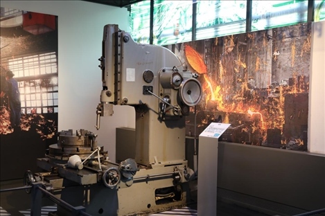 天水工業(yè)博物館內(nèi)景。新華社記者 馬莎 攝