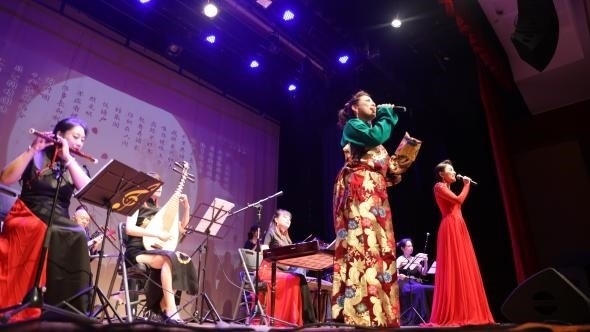 圖為演出場(chǎng)景。拉巴特中國(guó)文化中心供圖