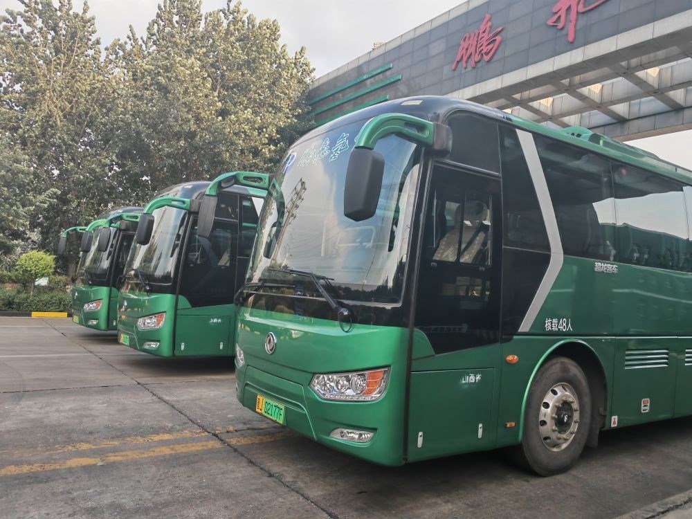 2024年9月4日拍攝的鵬飛集團(tuán)的氫能大巴車。新華社記者 王勁玉 攝