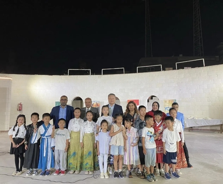 活動現(xiàn)場合影。開羅中國文化中心供圖