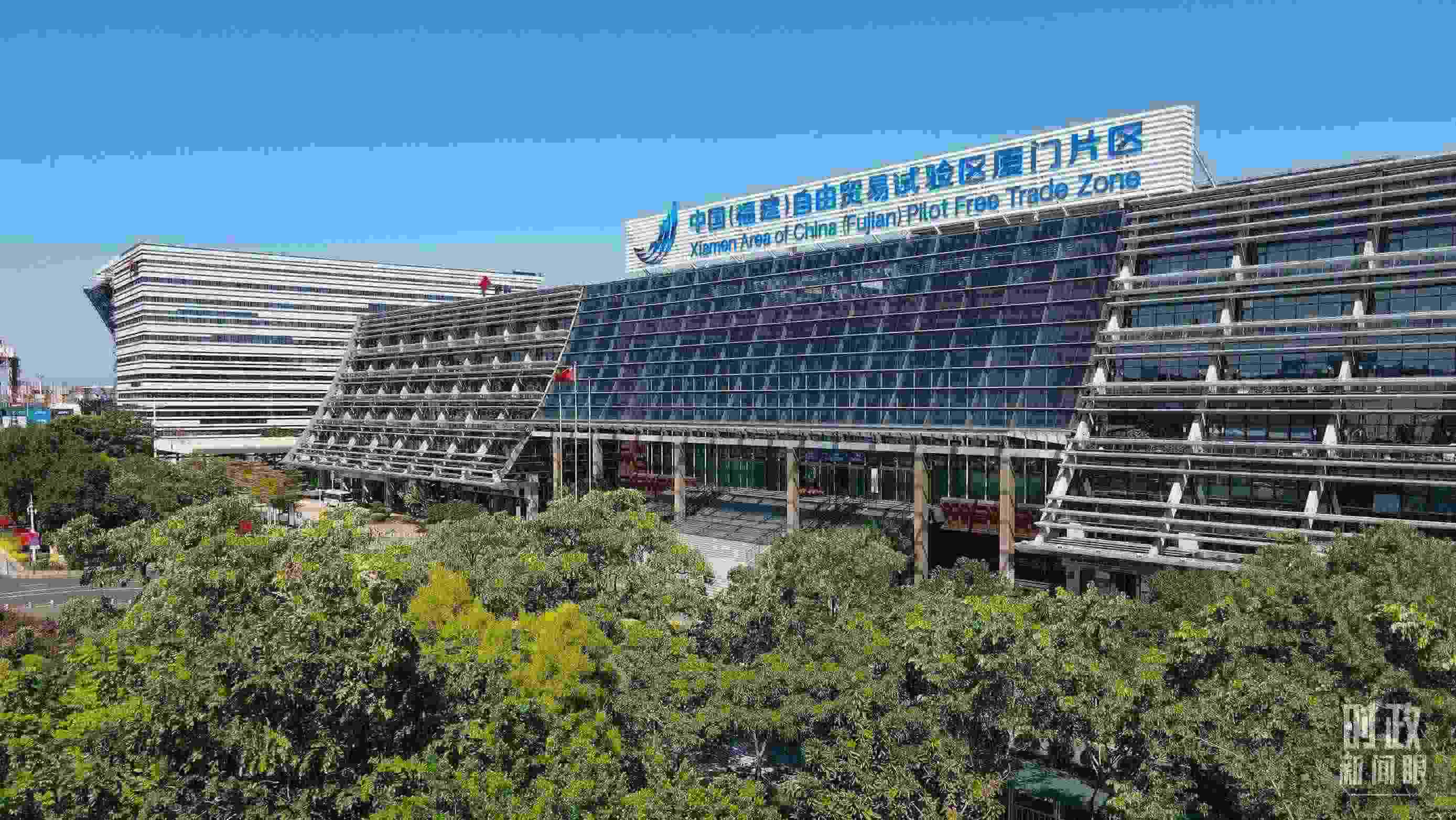 △中國（福建）自由貿(mào)易試驗區(qū)廈門片區(qū)。（總臺記者鄭皓拍攝）