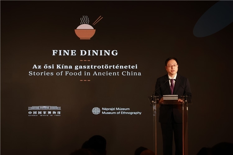 中國國家博物館副館長楊帆致辭。圖片由中國駐匈牙利大使館提供。