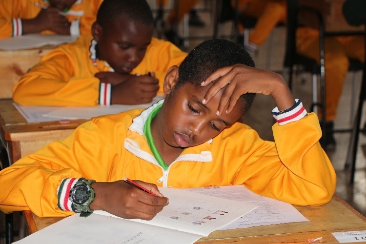 考場(chǎng)現(xiàn)場(chǎng)。埃格頓大學(xué)孔子學(xué)院供圖