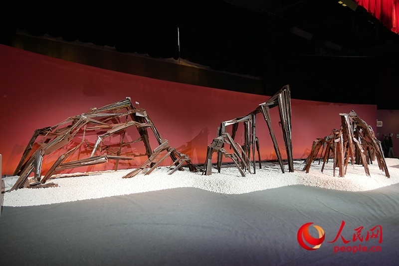 《鑄魂五岳》。人民網(wǎng)記者 韋衍行攝