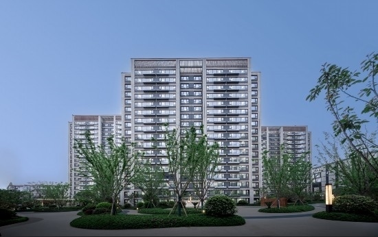 圖為改造后的中鐵臻庭小區(qū)整體外觀。王碩敏 攝