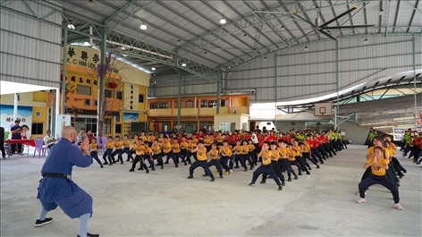 少林武術(shù)教學(xué)。主辦方供圖