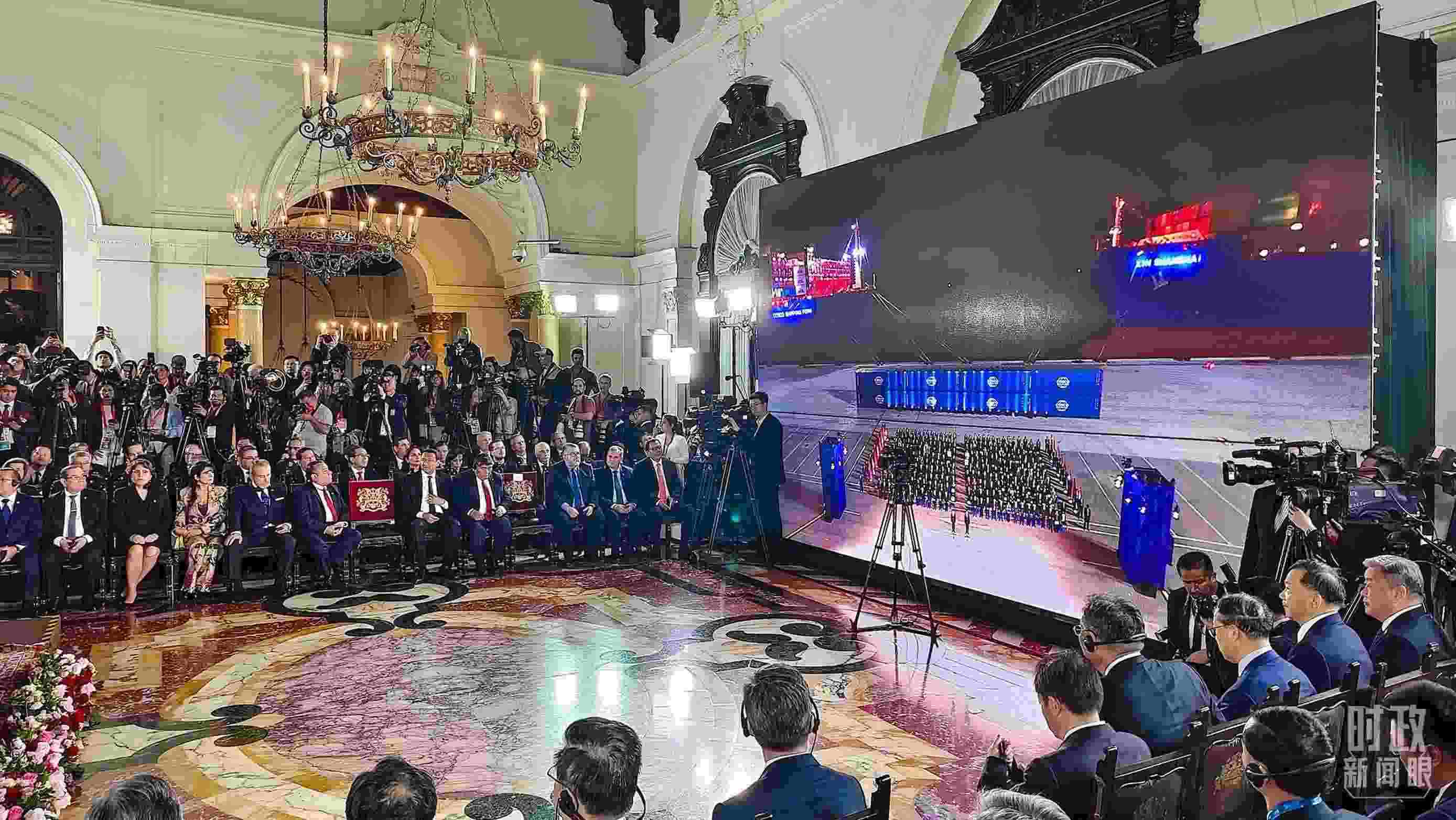 錢(qián)凱港開(kāi)港儀式現(xiàn)場(chǎng)。（總臺(tái)央視記者韓銳拍攝）