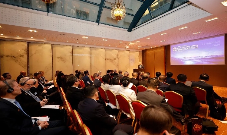 中瑞創(chuàng)新創(chuàng)業(yè)交流合作論壇活動現(xiàn)場。中國駐瑞典大使館供圖